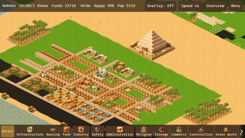 A finished step pyramid