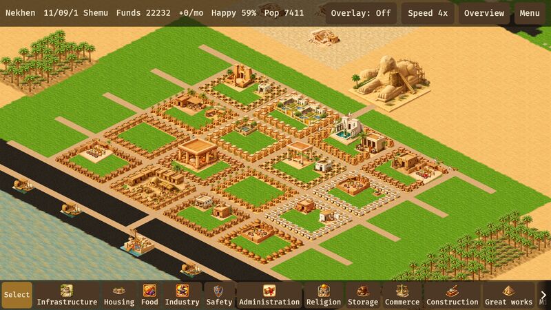 The Great Sphinx half built